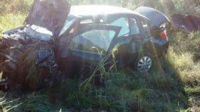 ADELANTO: Est� internado el conductor que volc� en el Ruta Nacional N� 5
