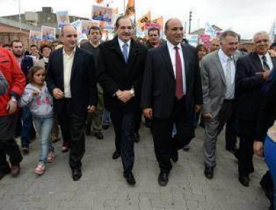 Preparan para Scioli un acto multitudinario