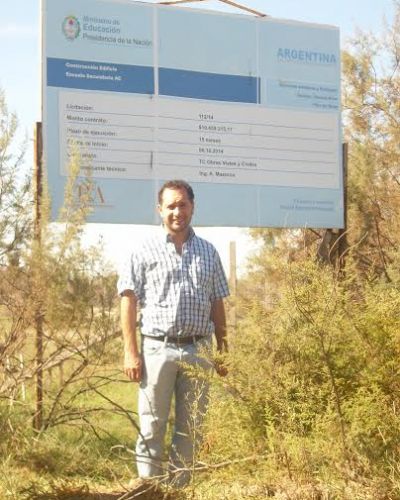 Facundo Celasco: �Vamos a continuar supervisando de cerca los avances en la obra�