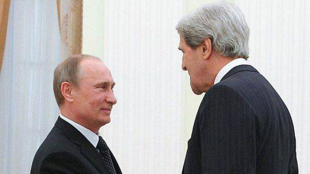 Kerry visita a Putin en Rusia para debatir sobre la crisis en Ucrania