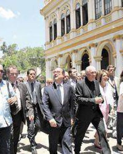 Hist�rica visita a Cuba
