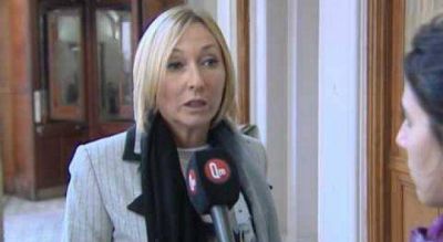 M�nica L�pez ratific� su candidatura y sum� cr�ticas a Giustozzi