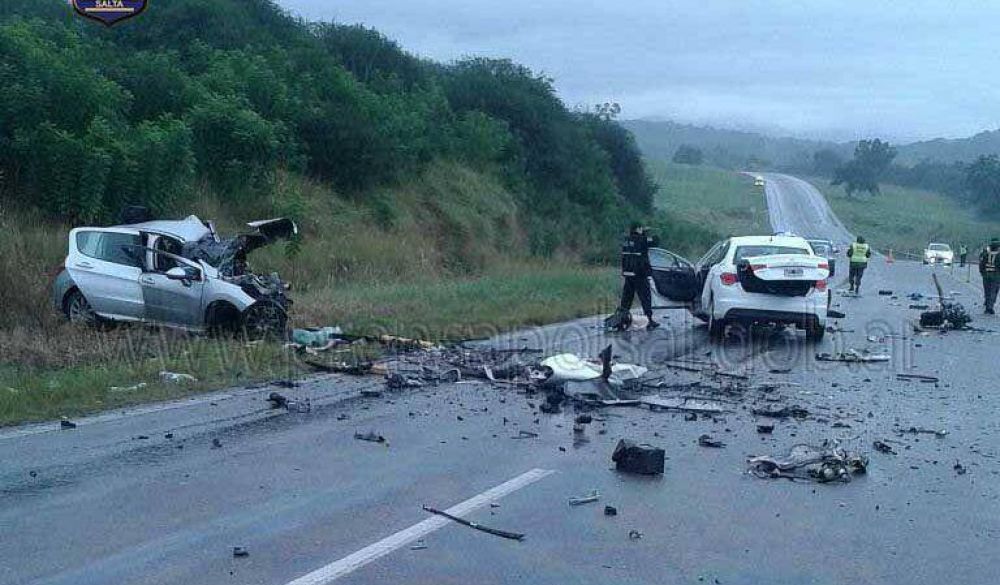 Identificaron a los tres muertos al chocar dos veh�culos en la Ruta Nacional 9/34