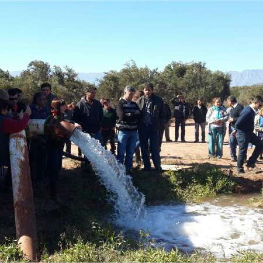 Anunciaron inicio de obra de la nueva red de agua potable para Chepes