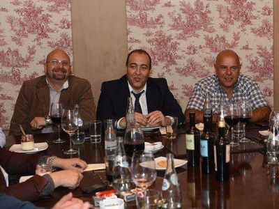 Lobos y Abraham almorzaron juntos