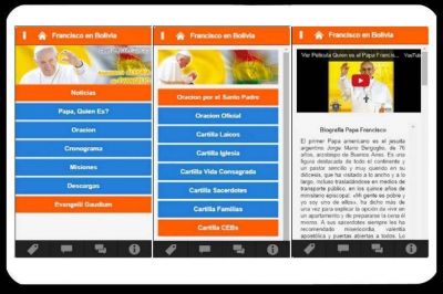 Desarrollan 'app' para la visita de Papa Francisco a Bolivia