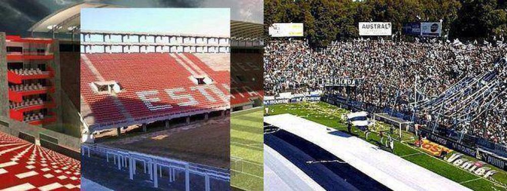 Los clubes platenses avanzan con las obras de sus estadios y la Ciudad contar con tres escenarios de primer nivel