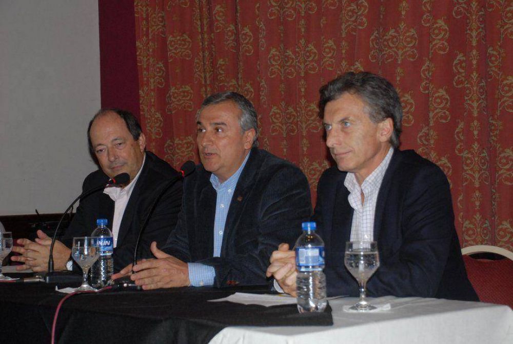 Macri, Sanz y Morales sellaron ayer en Jujuy el acuerdo electoral