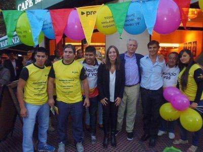 Mar�a Eugenia Vidal recorri� San Mart�n junto a Ricardo Ivoskus