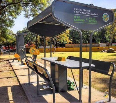 La Ciudad propone: �Transpirar un poco para cargar el celu�
