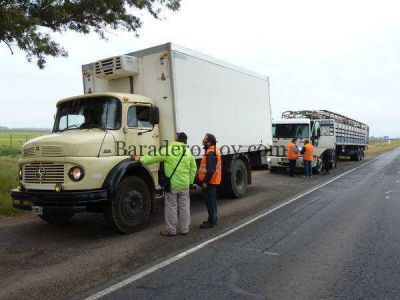 Nuevos controles del Senasa en rutas del norte y centro de la provincia de Buenos Aires.