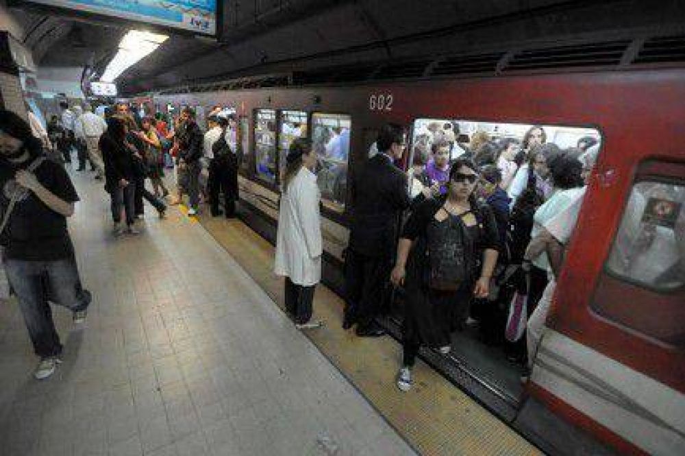 Subte: m�s usuarios, mismo servicio