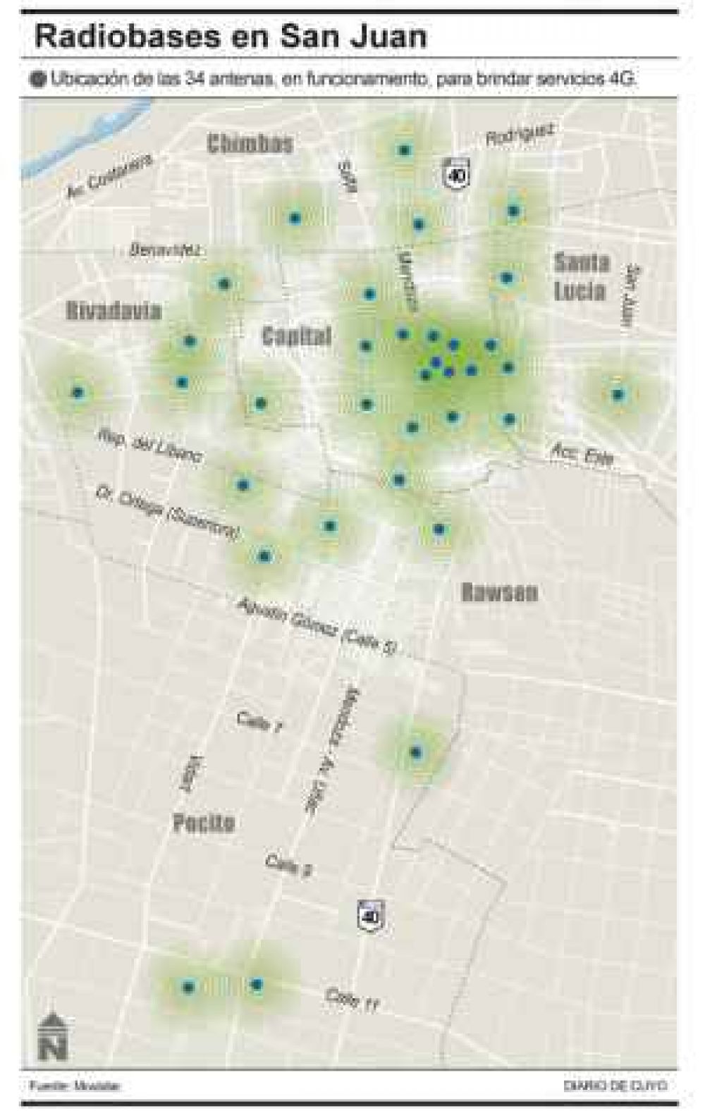 Arranc� el 4G en la provincia, con una inversi�n de unos 100 millones de pesos
