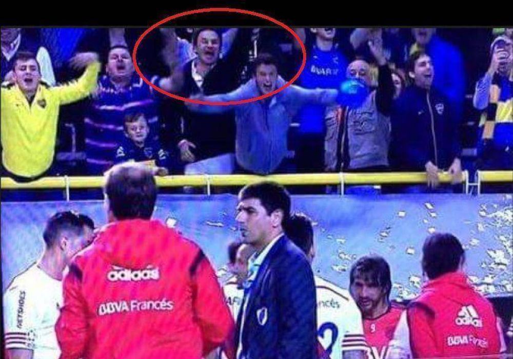 Una verg�enza: Bruera agredi� a los jugadores de River y fue escrachado por la TV