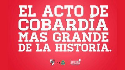 Afiches para todos: la descarga de River contra un Boca que termin� pidiendo perd�n