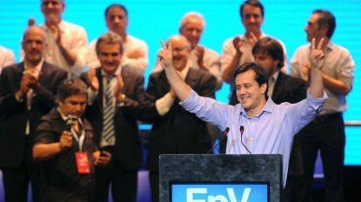 Recalde relanz� su candidatura con un mensaje de la Presidente y fuerte apoyo del Gobierno