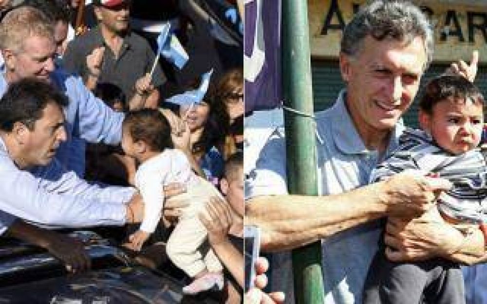 Jos� C. Paz: Macri y Massa, de campa�a, a 200 metros de distancia