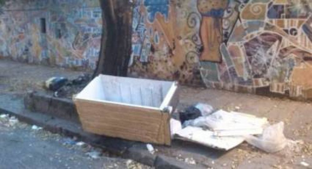 La Diagonal de la basura