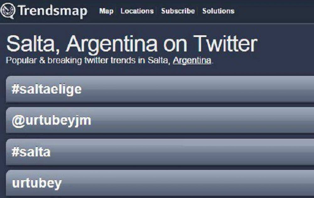 Que Pasa Salta y #SaltaElige, trend topic en Salta