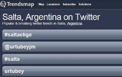 Que Pasa Salta y #SaltaElige, trend topic en Salta