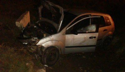 Una mujer herida y da�os materiales tras maniobra indebida en Ruta 3 y 228