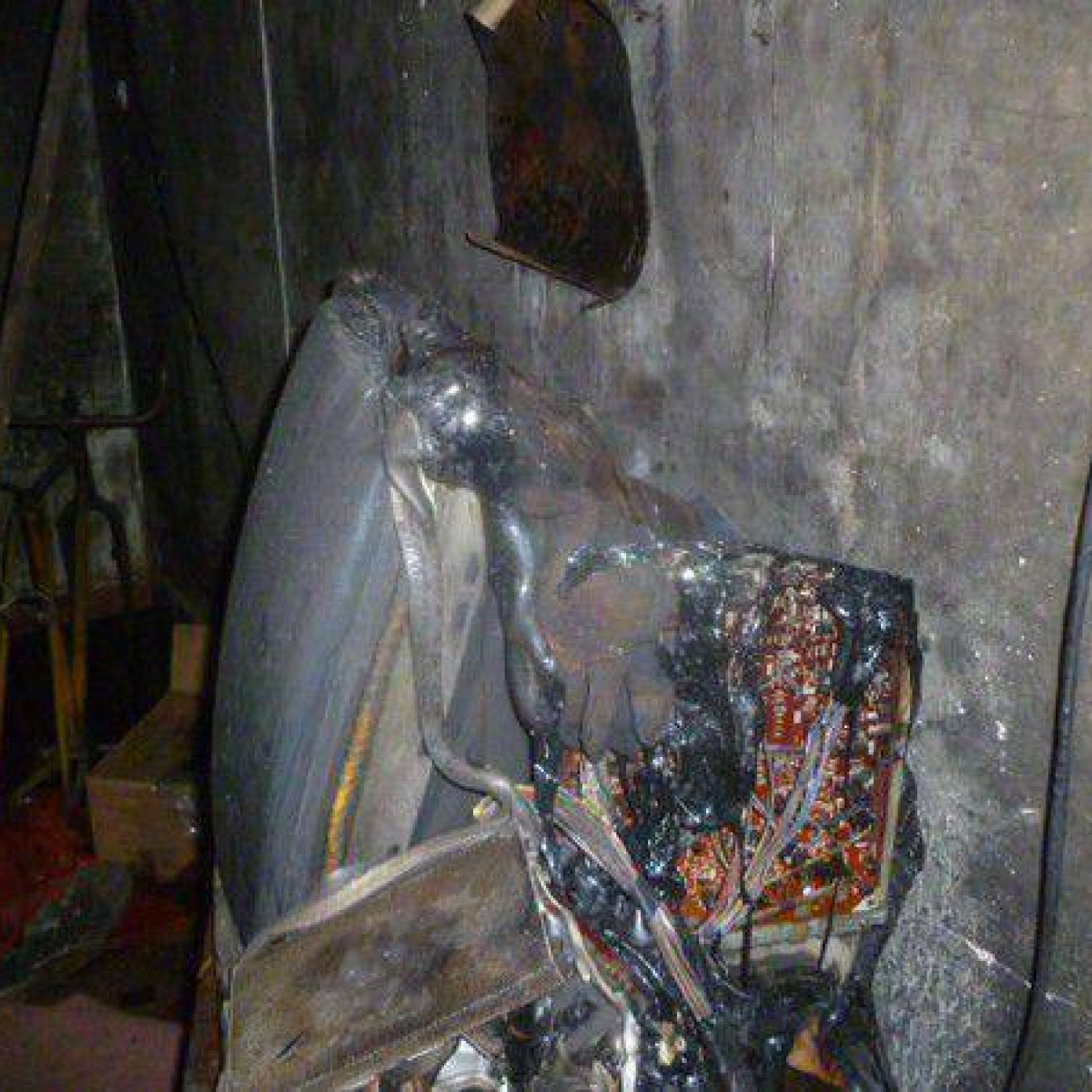 Un hombre sufrió quemaduras tras el incendio de su casa