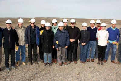 Funcionarios mexicanos visitaron Cerro Drag�n y se interiorizaron de las formas de trabajo