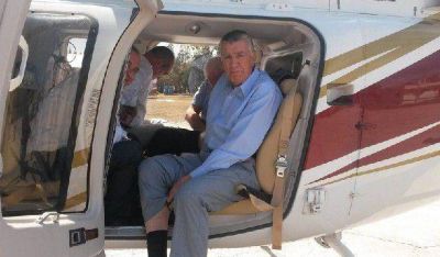 Gioja ma�ana vuelve a San Agust�n de Valle F�rtil en helic�ptero