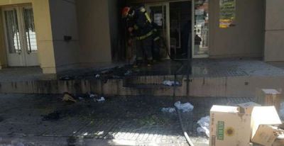 Se incendi� una oficina del PAMI