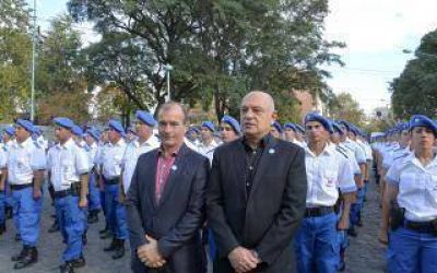 Almirante Brown: Sin Scioli, Bolettieri puso en marcha la Polic�a Local