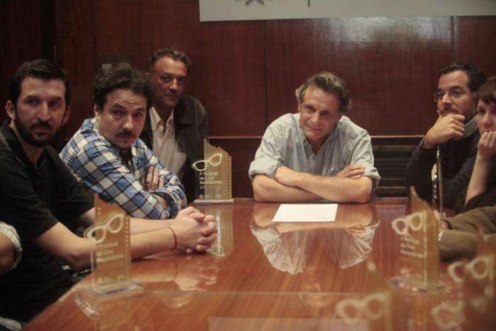 Pulti recibi� a los ganadores del Festival de Cine Marplatense
