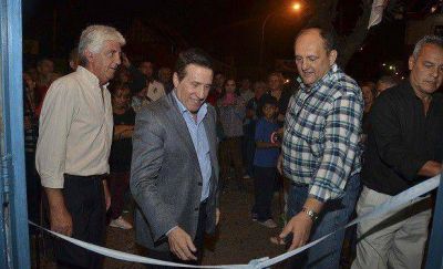 DAR�O D�AZ P�REZ INAUGUR� LA UNIDAD B�SICA �MILITANCIA PERONISTA�