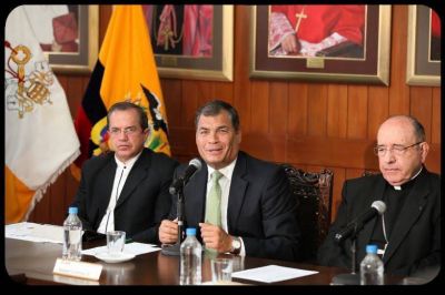 Las transmisiones televisivas de la visita del papa al Ecuador est�n aseguradas