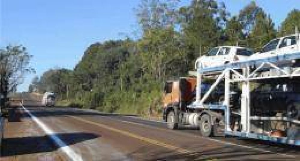 Tr�nsito restringido sobre la Ruta N� 14 por trabajos de demarcaci�n horizontal