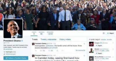 Furor en Twitter por la nueva cuenta de Obama