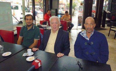 Jorge Altamira les brind� apoy� a sus candidatos en Vicente L�pez