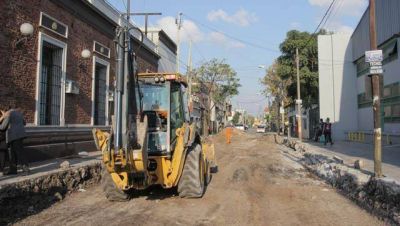 Comenz� la repavimentaci�n de la calle Pueyrred�n