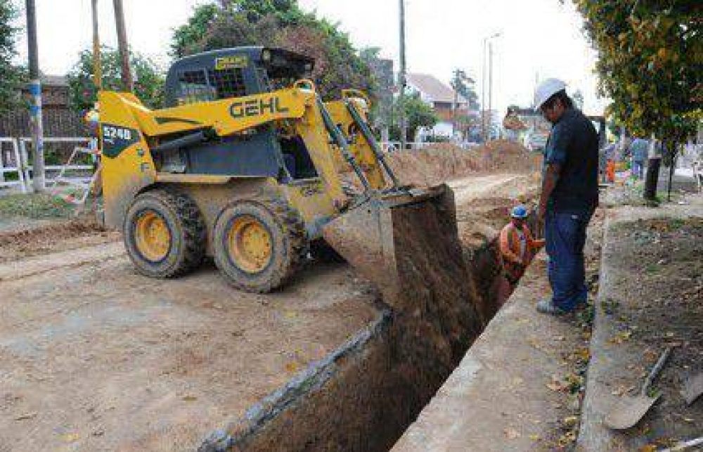 Avanzan las obras en m�s 360 manzanas de todo el partido