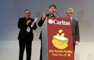 El cardenal Tagle arranca como nuevo presidente de Caritas Internationalis