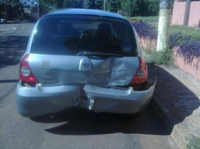 En la capital misionera una joven result� con lesiones tras un accidente