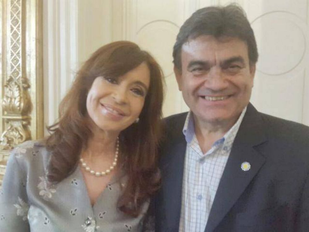 Guti�rrez junto a Cristina