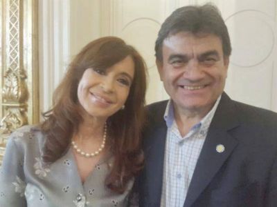 Guti�rrez junto a Cristina