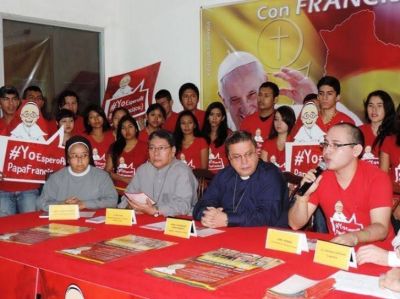 15 mil j�venes ser�n voluntarios en Bolivia para la visita del Papa