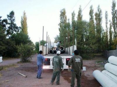 Se ejecuta el �ltimo tramo de renovaci�n de la colectora de efluentes cloacales de Tinogasta