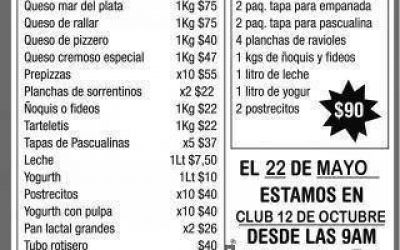 Pastas y l�cteos para todos en San Nicol�s