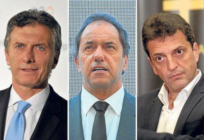Massa, Scioli y Macri, comprometidos a debatir con la Iglesia tras las PASO