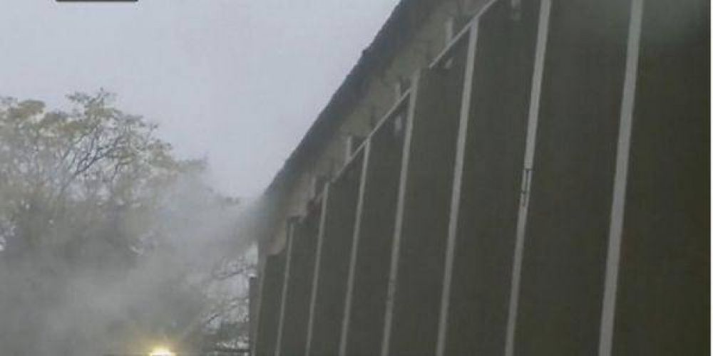 Una nube t�xica oblig� a cerrar escuelas