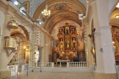 La Iglesia San Francisco ya luce a pleno, con sus obras de restauraci�n en proceso de finalizaci�n