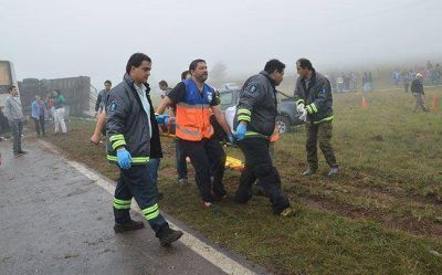 El SEM, despu�s del rescate en la ruta 5: piden por ambulancias y ropa