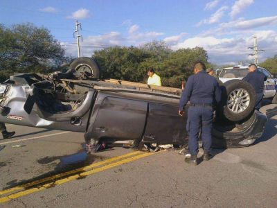 Terrible accidente de tr�nsito en Cabeza de Buey